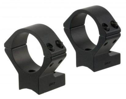 Talley Light Weight Ring/Base Combo Low 2-Piece Base/Rings For Browning X-Bolt Black Matte Anodized Finish 1" Diameter