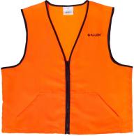 Allen 15766 Deluxe Hunting Vest Large Orange Polyester - 258