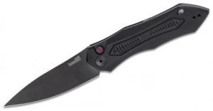 Kershaw 7800BLK Launch 6 Folder 3.75" CPM154 Stainless Steel DLC Black Spear Point Anodized Aluminum Black - 280