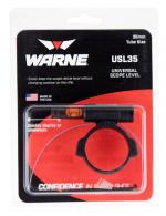 Warne Universal Scope Level 35mm Tube Diameter Aluminum Black - USL35