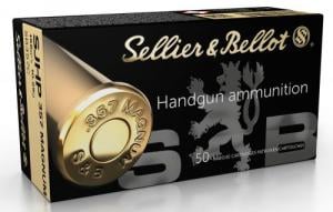 Sellier & Bellot Cartridges .357 MAG 158 GR Semi Jacketed Hollow Point 50 Bx/ 20 Cs - SB357C