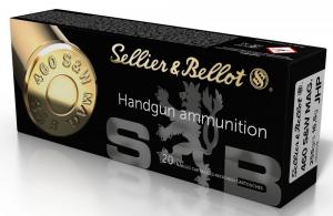 Sellier & Bellot Handgun 460 S&W Mag 255 gr Jacketed Hollow Point (JHP) 20 Bx/ 12 Cs - SB460B Sellier & Bellot Handgun 460 S&W Mag 255 gr Jacketed Hollow Point (JHP) 20 Bx/ 12 Cs - SB460B