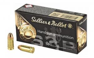 S&B  Defense Pistol & Revolver  9mm 124 GR Jacketed Hollow Point 50rd box - SB9D