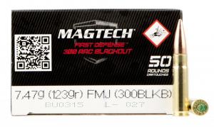 Magtech Tactical/Training .300 Blackout 123gr Full Metal Jacket (FMJ) 50ct Box - 300BLKB Magtech Tactical/Training .300 Blackout 123gr Full Metal Jacket (FMJ) 50ct Box - 300BLKB