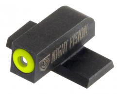 Night Fision Night Sight Set Square Springfield XD/XD(M)/XD-M2 Green Tritium w/Yellow Outline Black - SPR226003YGZ