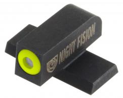Night Fision Night Sight Set Square Sig Sauer 40/45 Green Tritium w/Yellow Outline #6 Front Black #8 Rear Black - SIG176003YGZ