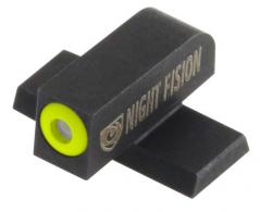 Night Fision Night Sight Set Square Front/U-Notch Rear Sig Sauer 40/45 Green Tritium w/Yellow Outline #6 Front Blac - SIG176007YGZ