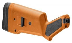 Magpul SGA Shotgun Stock Orange Synthetic Moss 500, 590, 590A1 Ambidextrous Hand - MAG490-ORG Magpul SGA Shotgun Stock Orange Synthetic Moss 500, 590, 590A1 Ambidextrous Hand - MAG490-ORG