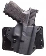 BlackPoint Leather Wing Black Kydex Holster w/Leather Wings OWB fits For Glock 17,22 Right Hand - 100080 BlackPoint Leather Wing Black Kydex Holster w/Leather Wings OWB fits For Glock 17,22 Right Hand - 100080