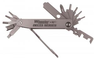 Wheeler Delta Series Compact Multi-Tool Silver Stainless Steel Folding AR-Platform - 1078948 Wheeler Delta Series Compact Multi-Tool Silver Stainless Steel Folding AR-Platform - 1078948