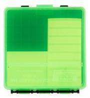 MTM P100916T Case-Gard P-100 Multi-Caliber Handgun Clear Green Polypropylene 100rd