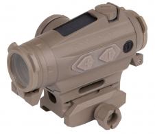 Sig Sauer Electro-Optics Romeo4T 1x 20mm Obj 65 MOA Circle/2 MOA Red Dot Flat Dark Earth Solar Panel/CR2032 (1) - SOR43131 Sig Sauer Electro-Optics Romeo4T 1x 20mm Obj 65 MOA Circle/2 MOA Red Dot Flat Dark Earth Solar Panel/CR2032 (1) - SOR43131