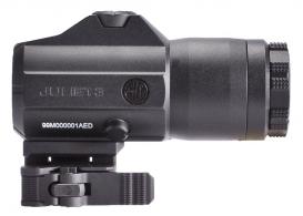 Sig Sauer Electro-Optics Juliet3 Magnifier 3x 24mm 2 MOA/65 MOA Quad Reticle Matte Black - SOJ31001 Sig Sauer Electro-Optics Juliet3 Magnifier 3x 24mm 2 MOA/65 MOA Quad Reticle Matte Black - SOJ31001