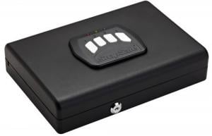 SnapSafe Keypad Safe Keypad/Key Entry Black Steel - 75432