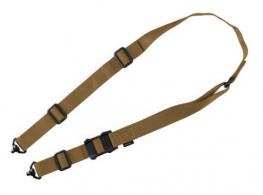 Magpul MS1 Sling 1.25" W x 48"- 60" L Adjustable Two-Point Ranger Green Nylon Webbing for Rifle