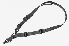 Magpul MS3 Gen2 Sling 1.25" W Adjustable One-Two Point Gray Nylon Webbing for Rifle - MAG514-GRY Magpul MS3 Gen2 Sling 1.25" W Adjustable One-Two Point Gray Nylon Webbing for Rifle - MAG514-GRY