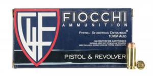 Main product image for Fiocchi Pistol Shooting Dynamics Hollow Point 10mm Ammo 50 Round Box