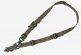 Magpul MS3 Single QD Sling GEN2 1.25" W Adjustable One-Two Point Ranger Green Nylon Webbing for Rifle - MAG515-RGR