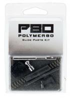 Polymer80 PF-Series Slide Parts Kit For Glock Gen 1-4 9mm 17-4 Stainless Steel/Aluminum Black/Gray Finish - PFPSKITBL