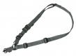 Magpul MS4 Dual QD Sling GEN2 1.25" W Adjustable One-Two Point Gray Nylon Webbing for Rifle - MAG518-GRY