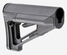 Magpul STR Carbine Stock Stealth Gray Synthetic for AR15/M16/M4 with Mil-Spec Tubes - MAG470-GRY Magpul STR Carbine Stock Stealth Gray Synthetic for AR15/M16/M4 with Mil-Spec Tubes - MAG470-GRY