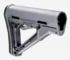 Magpul CTR Carbine Stock Stealth Gray Synthetic for AR15/M16/M4 with Mil-Spec Tubes - MAG310-GRY Magpul CTR Carbine Stock Stealth Gray Synthetic for AR15/M16/M4 with Mil-Spec Tubes - MAG310-GRY