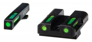 Hi-Viz LiteWave H3 Glock Gen1-5 Set Green Tritium Handgun Sight - GLN325