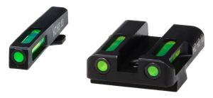 Hi-Viz LiteWave H3 For Glock Gen1-5 Set Green Tritium Handgun Sight - GLN325 Hi-Viz LiteWave H3 For Glock Gen1-5 Set Green Tritium Handgun Sight - GLN325