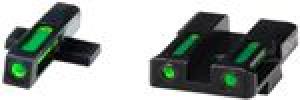 Hi-Viz LiteWave H3 Springfield XD/XD-M/XD-S/XD-E Set Green Tritium Handgun Sight - 298