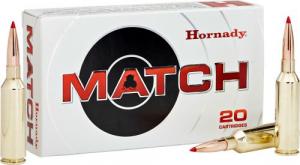 Hornady Match 224 Valkyrie 88 GR ELD-Match 20 Bx/ 10 Cs
