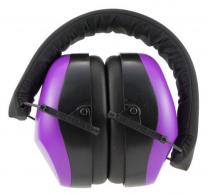 Pyramex Venture Gear V80 Muff Foam 26 dB Over the Head Purple Ear Cups w/Black Band