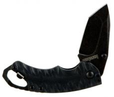 Kershaw #1 1/2 Shuffle 2.60" American Tanto Plain Black Oxide 8Cr14MoV SS FRN Black Handle Folding - 8750TBLKBW