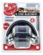 Radians R-3700 Bluetooth Quad Mic Electronic Muff Polymer 24 dB Over the Head Pewter Ear Cups w/Black Band