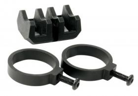 Magpul Light Mount V-Block and Rings Black Aluminum/Polymer - MAG614-BLK