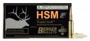 Main product image for HSM Trophy Gold 6.5 Creedmoor 130 gr Match Hunting Very Low Drag 20 Bx/ 10 Cs