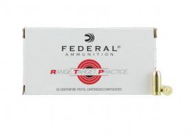 Main product image for Federal Range and Target 40 Smith & Wesson 180 GR Full Metal Jacket 50 Bx/ 20 Cs