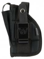 Bulldog Extreme Black Nylon Belt 2.5-3.75" Compact Auto, Most Ambidextrous Hand - FSN19C