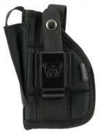 Bulldog Extreme Black Nylon Belt 2.5-3.75" Compact Auto, Most Ambidextrous Hand - FSN19C Bulldog Extreme Black Nylon Belt 2.5-3.75" Compact Auto, Most Ambidextrous Hand - FSN19C