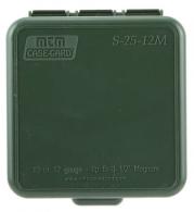 MTM S2512M11 Dual Gauge Shotshell Case Multi-Gauge Shotgun Forest Green Polypropylene 25rd - S25-12M-11 MTM S2512M11 Dual Gauge Shotshell Case Multi-Gauge Shotgun Forest Green Polypropylene 25rd - S25-12M-11