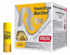 Rio Ammunition RBSM204 Royal BlueSteel Magnum 20 Gauge 3" 1 oz 4 Shot 25 Per Box/ 10 Cs - 970 Rio Ammunition RBSM204 Royal BlueSteel Magnum 20 Gauge 3" 1 oz 4 Shot 25 Per Box/ 10 Cs - 970