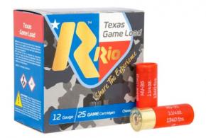 RIO AMMUNITION TGHV366TX Top Game High Velocity 12 Gauge 1-1/4 oz 6 Shot 25 Bx/ 10 Cs - 970