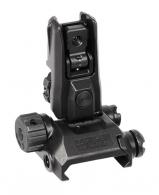 Magpul MBUS Pro LR Rear Sight AR Platform Black Melonite QPQ Adjustable Steel - MAG527-BLK