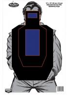 Birchwood Casey 35721 Dirty Bird Bad Guy IPSC Silhouette Tagboard Hanging Pistol 12" x 18" Black/Blue/White 100 Per Pkg - 90