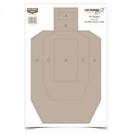 Birchwood Casey 37018 EZE-Scorer BC-IPSC 12" x 18" Target 100 Pack Tan - BC37018 Birchwood Casey 37018 EZE-Scorer BC-IPSC 12" x 18" Target 100 Pack Tan - BC37018
