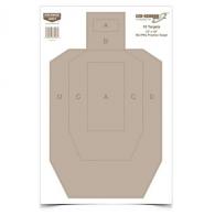 Birchwood Casey 37018 EZE-Scorer BC-IPSC 12" x 18" Target 100 Pack Tan - BC37018