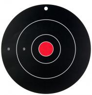Birchwood Casey Dirty Bird Hanging Tagboard 12" Bullseye Black/Red 100 Per Pack - 35070