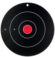 Birchwood Casey Dirty Bird Hanging Tagboard 12" Bullseye Black/Red 100 Per Pack