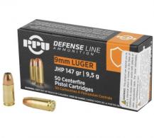 PPU Defense 9mm Luger 147 gr Jacketed Hollow Point (JHP) 50 Bx/ 20 Cs - PPD92 PPU Defense 9mm Luger 147 gr Jacketed Hollow Point (JHP) 50 Bx/ 20 Cs - PPD92