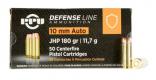 Main product image for PPU Defense 10mm Auto 180 gr Jacketed Hollow Point (JHP) 50 Bx/ 10 Cs