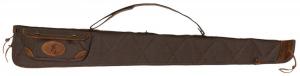 Browning Lona Rifle Case 52" Leather & Canvas Flint/Brown - 1413886952 Browning Lona Rifle Case 52" Leather & Canvas Flint/Brown - 1413886952